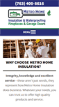 Mobile Screenshot of metrohomeinsulate.com